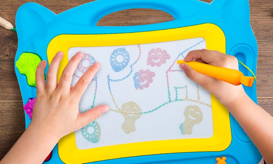 Image 3: Magnetic Drawing Erasable Board
