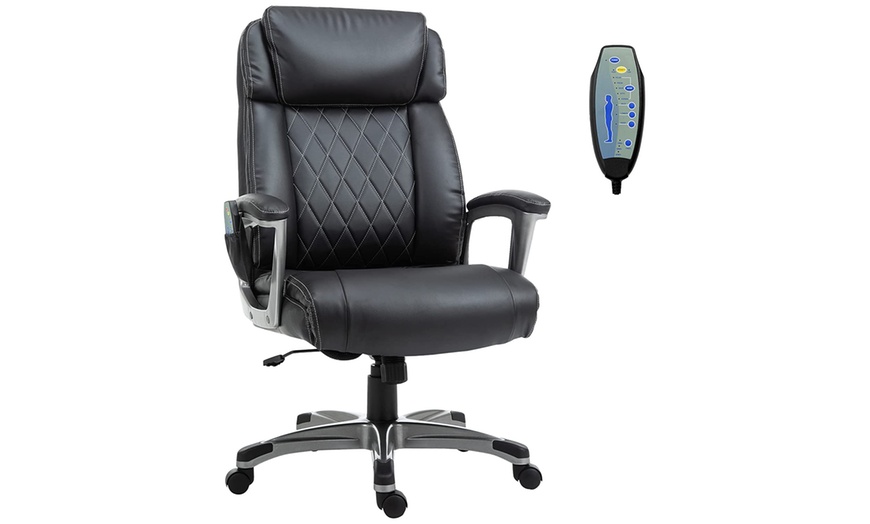 Image 62: Vinsetto Massage Office Chair