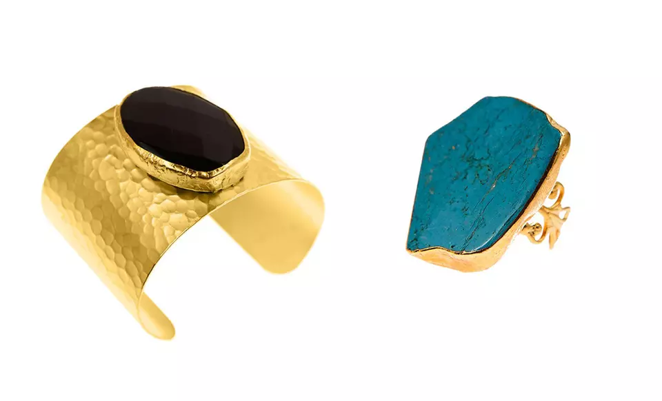 Charlene K Turquoise and Onyx Jewelry (Up to 57% Off). 8 Designs Available. Free Shipping and Returns. - Second Medium