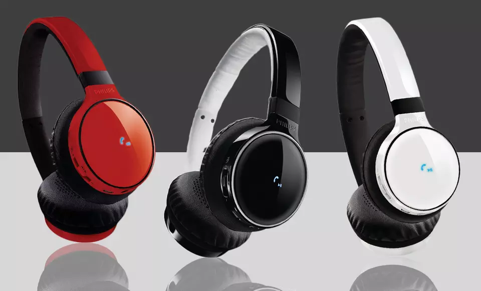 Philips SHB9100 Bluetooth Headphones in Black, Red, or White. Free Shipping and Returns. - Primary Image