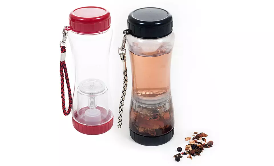 2-Pack of 12oz. or 18oz. Acrylic Tea Infuser Tumblers - Primary Image