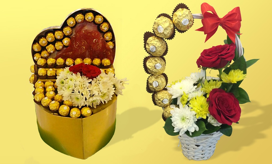 Image 2: Flowers and Chocolate