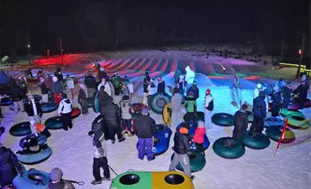 $39 for a Cosmic-Snow-Tubing Night for Two at Mt. Hood Skibowl ($78 Value) - Second Medium
