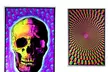 Blacklight-Sensitive Music and Art Posters. Multiple Posters Available. Free Returns. - Second Medium