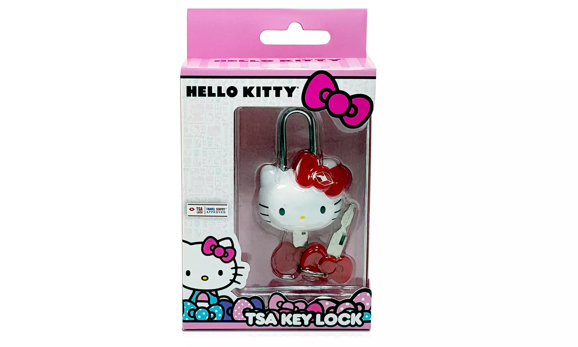 Hello Kitty Girls TSA Approved Keyed Luggage Lock - Second Medium
