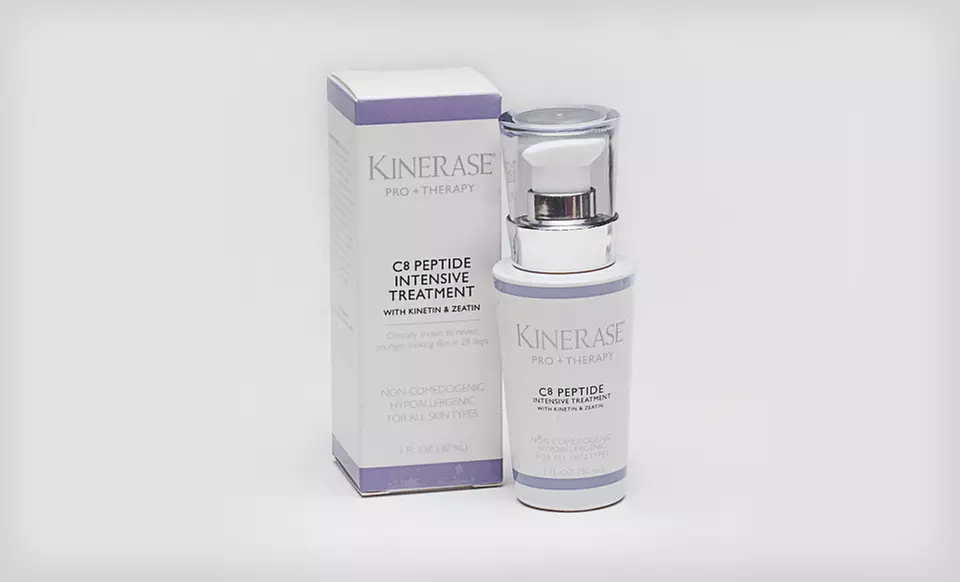 Kinerase C8 Peptide Under-Eye or Intensive Face Treatment (Up to 66% Off). Free Shipping. - Second Medium