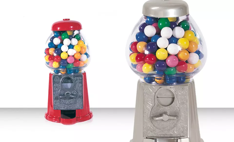 Old-Fashioned Gumball Machines with Gum. Multiple Styles Available. Free Shipping. - Primary Image
