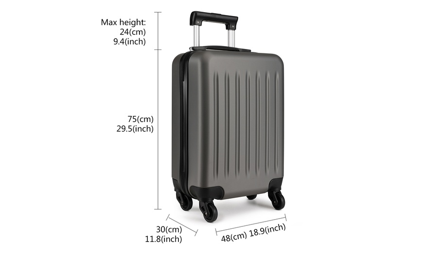 Image 8: Kono Grey Suitcase Range