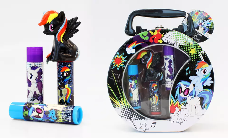 My Little Pony Bundle with 46-Piece Water Magic Nail Art Kit and 3-Piece Lip Balm Tin - Second Medium