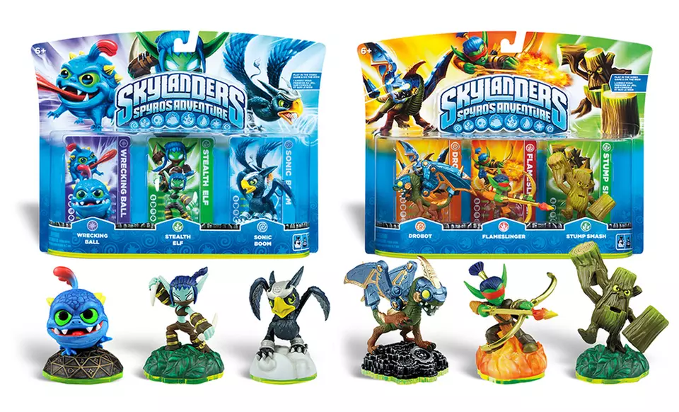 Skylanders Spyro's Adventure Triple Character Pack and Adventure Case. Multiple Character Packs Available. - Primary Image