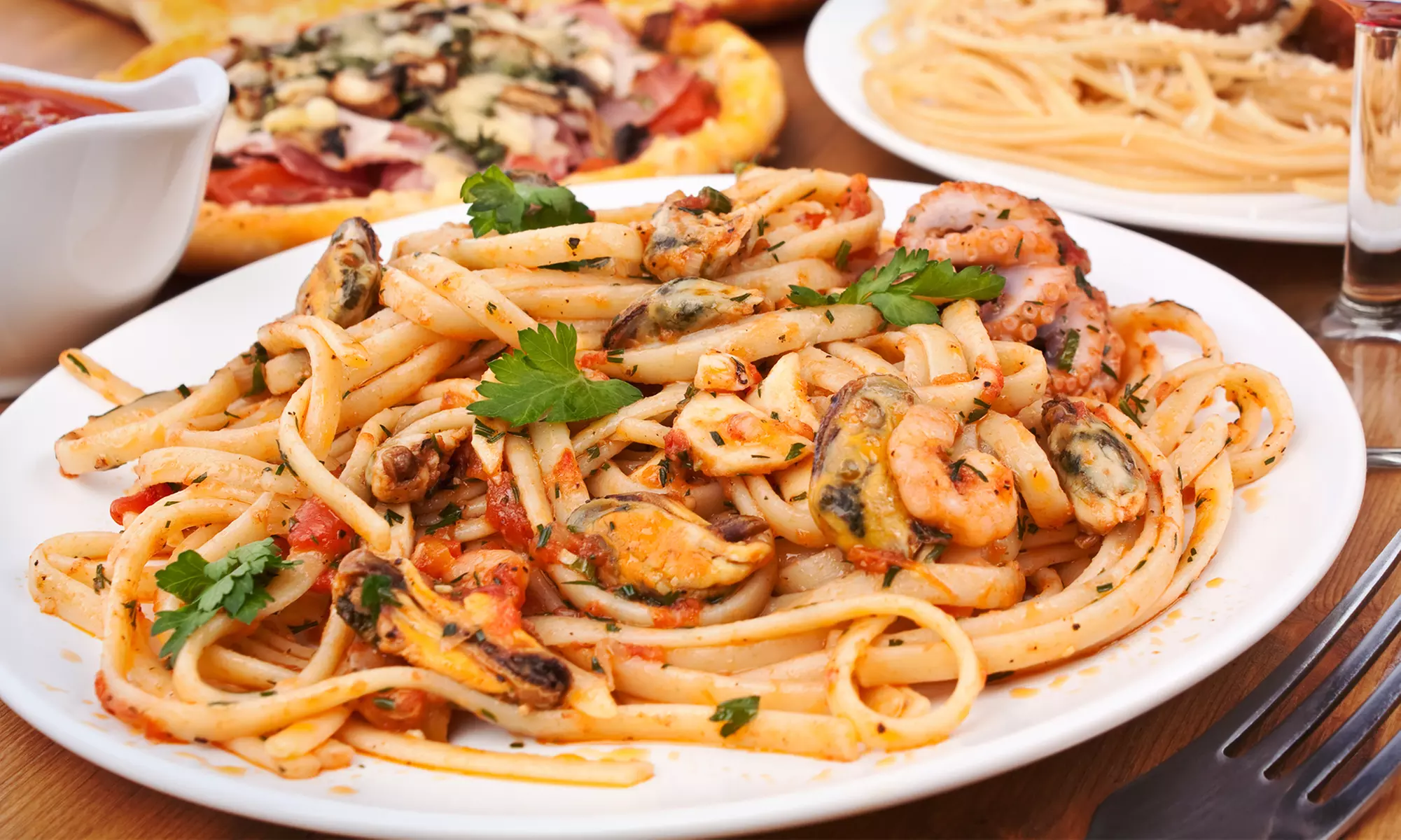 Lunch, Dinner, or Takeout at Emperor Norton Restaurant & Pizza (Up to 50% Off). Five Options Available. - Primary Image