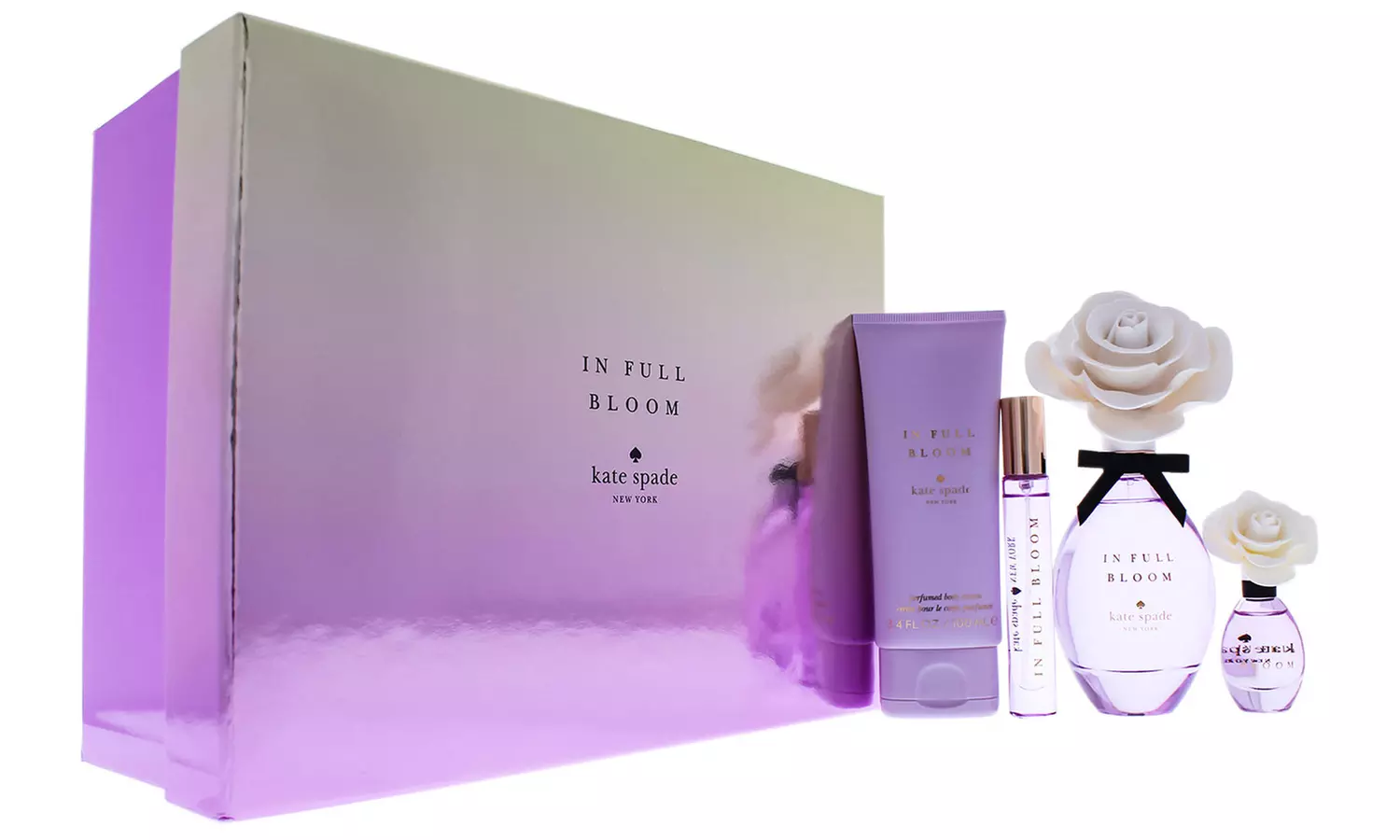 Kate Spade In Full Bloom Eau de Parfum Gift Set for Women (4-Piece) - Primary Image