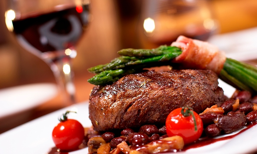 Image 1: Fillet Steak With Wine For Two £25