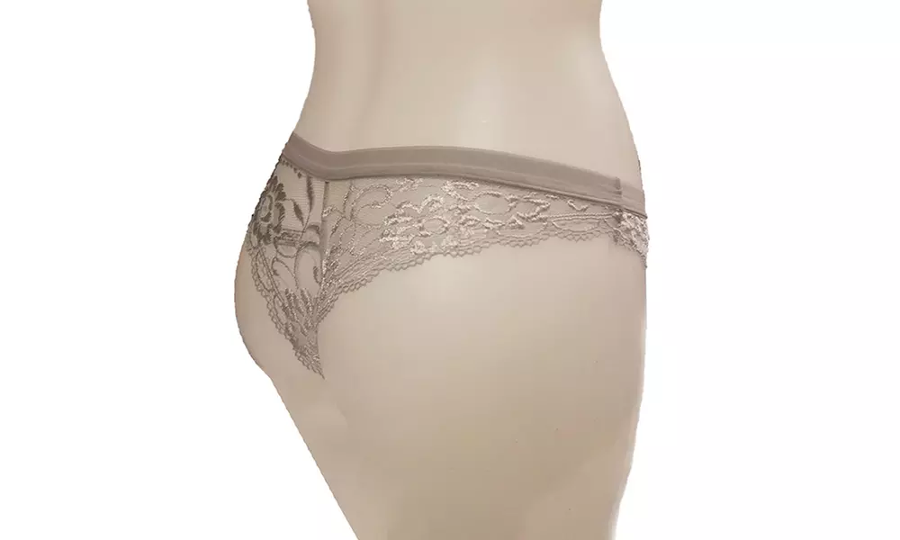 Brazilian Lace Tonga Panties (12-Pack) - Second Medium