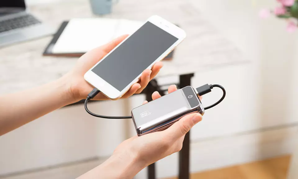 LAX 12,000mAh Portable Fast Charging Power Bank (1- or 2-Pack) - Primary Image