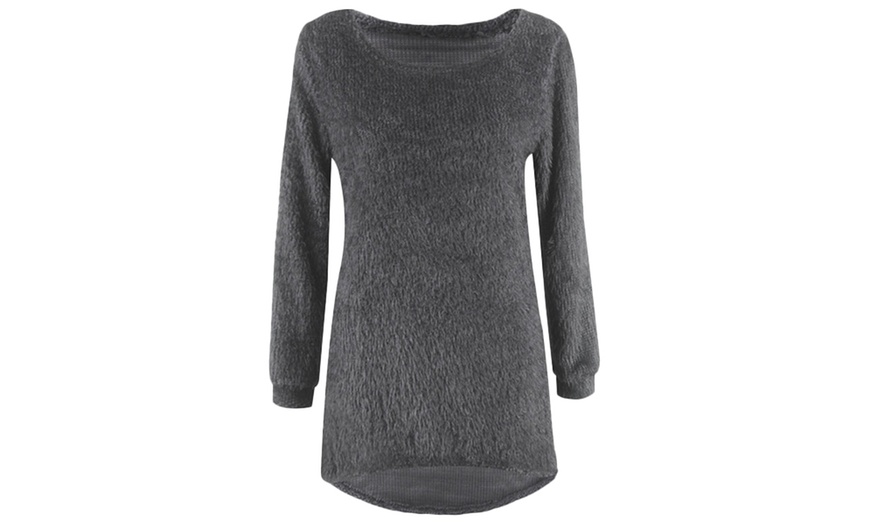 Image 8: Women's Fluffy Sweater