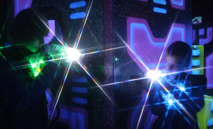 All-Night Play or Six Games of Laser Tag at The Fun Warehouse (Half Off) - Primary Image