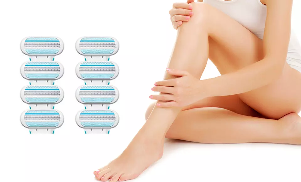 Set of 8 Razor Blades Compatible with Women’s Venus. - Primary Image