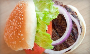 Up to 57% Off Beef Burger Meal at The Grill 