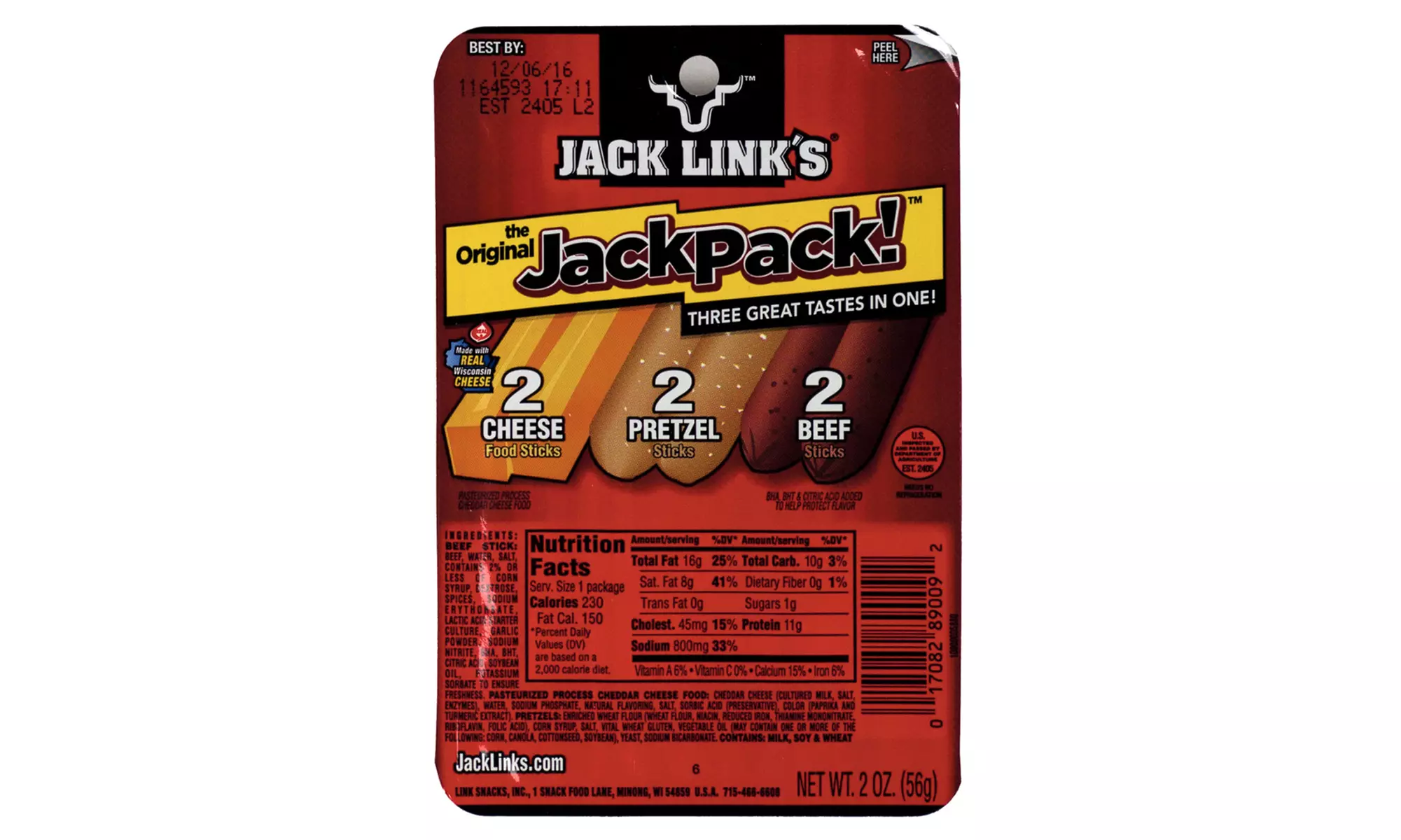 Jack Link's Jack Pack Protein Snacks (12-Pack) - Primary Image