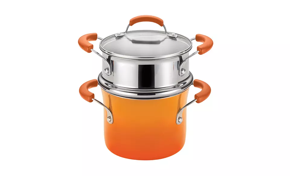 Rachael Ray 3-Quart Covered Steamer Set - Second Medium