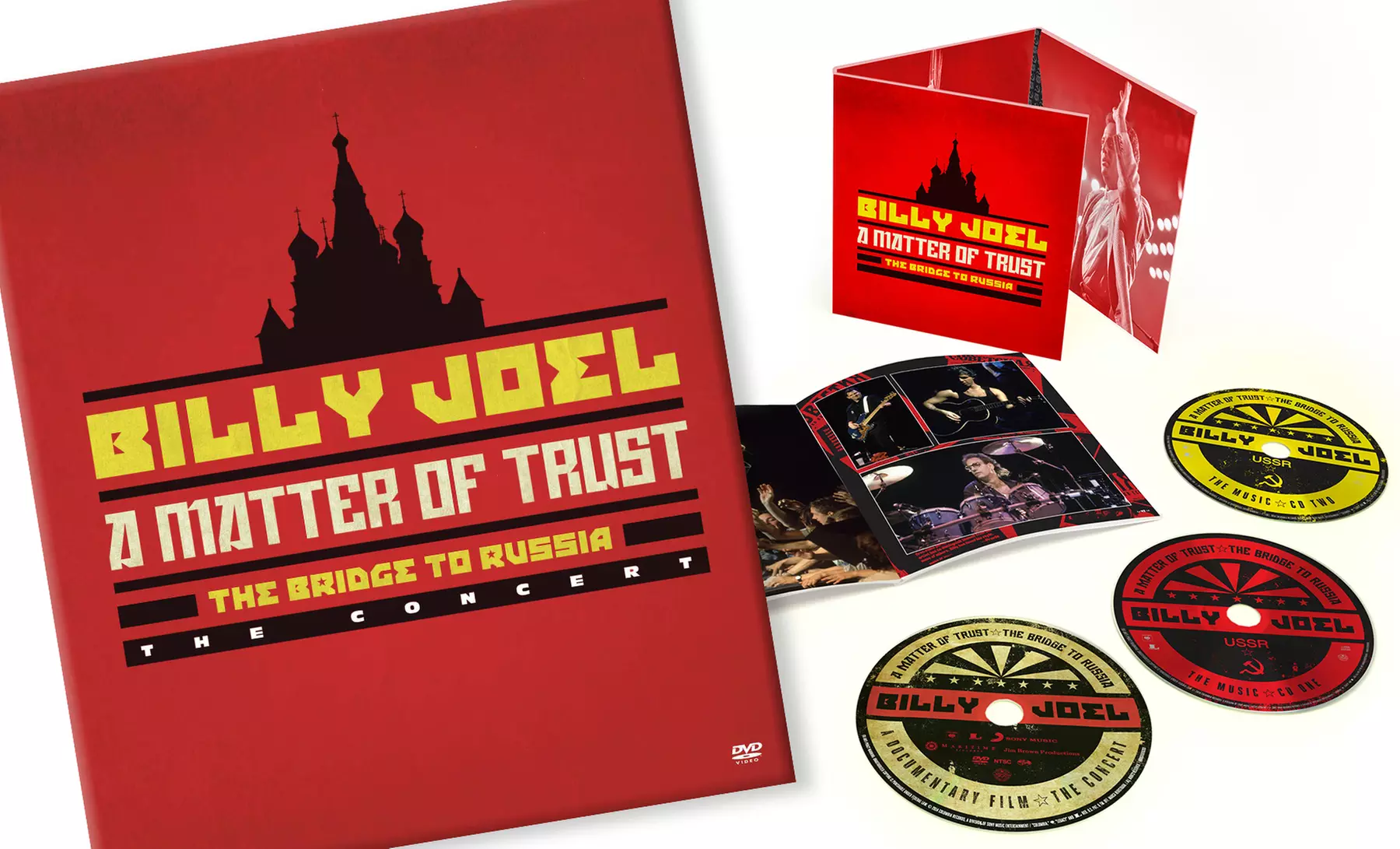 Billy Joel: A Matter of Trust: The Bridge to Russia on DVD or Blu-ray with Optional CD from $9.99–$29.99 - Primary Image