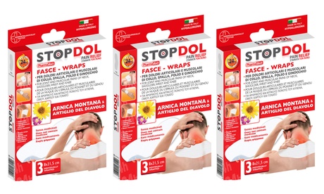 Fino a 8 cerotti per dolori articolari Stopdol per collo, spalla o polso