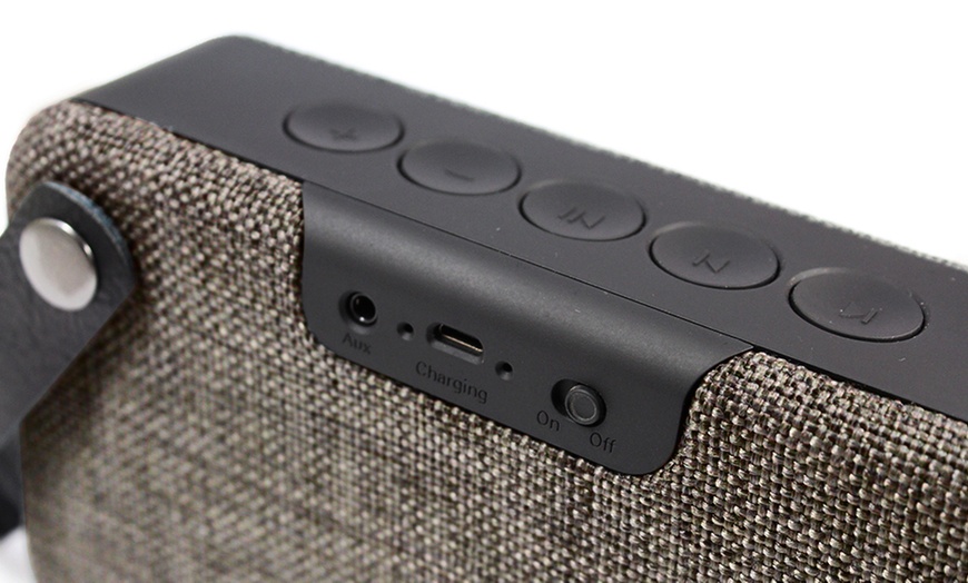 Image 2: Fabric Bluetooth Speaker