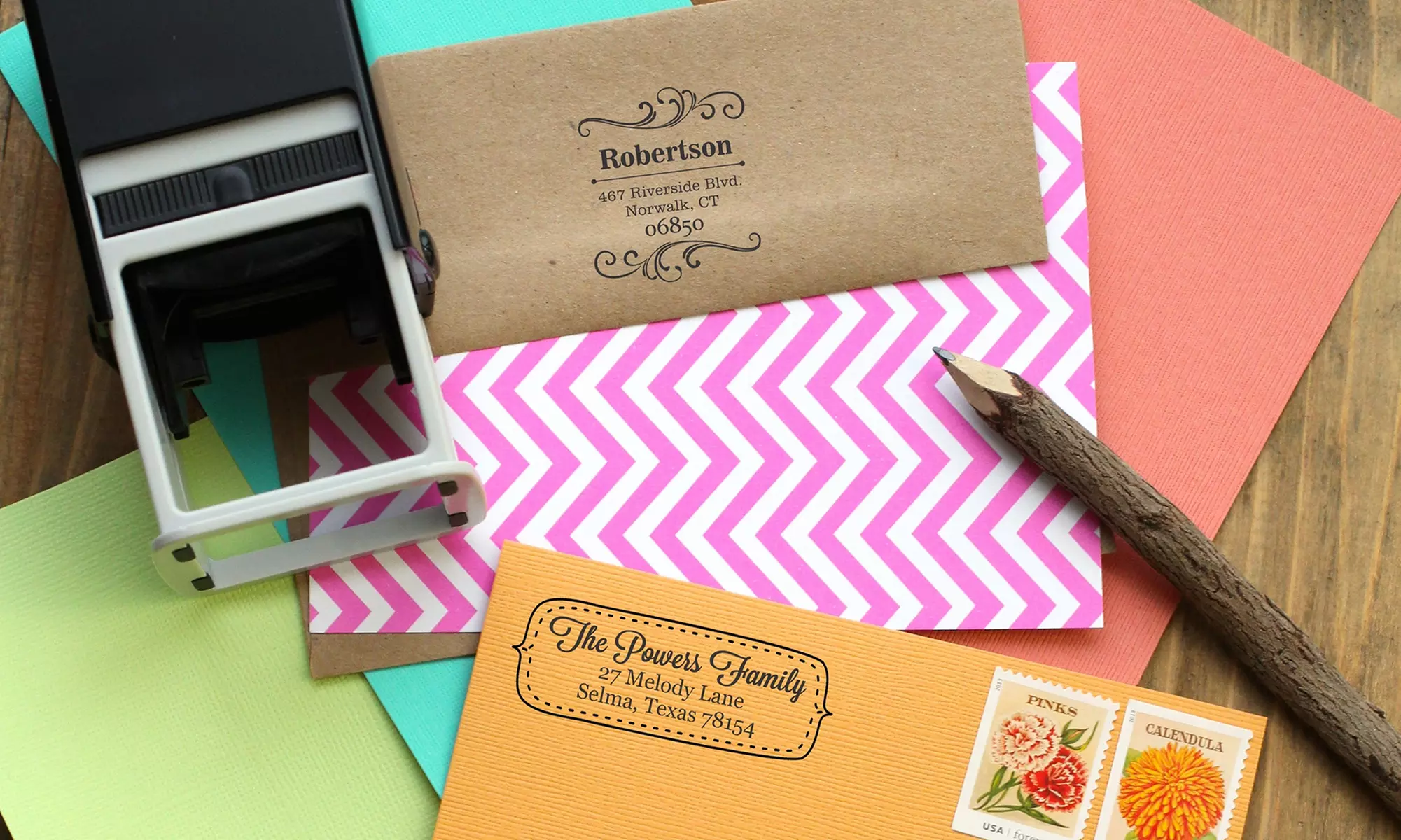 Personalized Self-Inking Stamps with Shipping Included from 2712 Designs (Up to 59% Off). Four Options Available - Primary Image