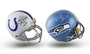 NFL Legends Autographed Helmets