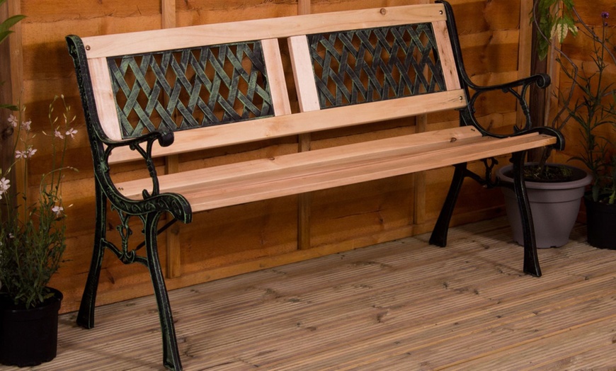 Image 4: Garden Vida Bench Collection