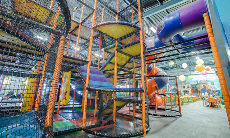 Image 5: Indoor Play Adventure with Slides & Arcade Fun for Adults and Children