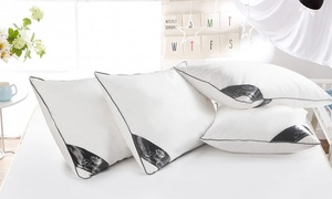 One, Two or Four Hungarian Goose Feather and Down Pillows 