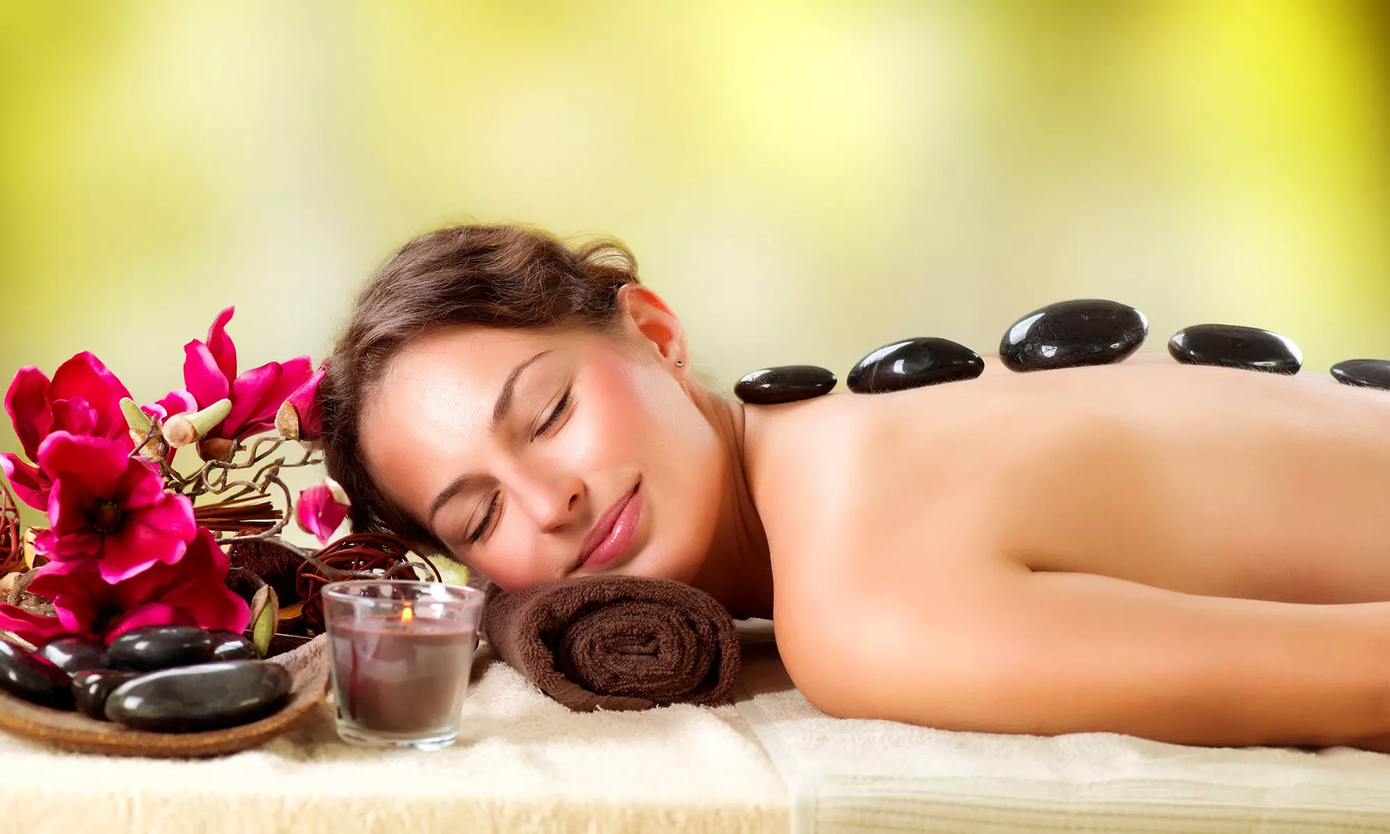 Experience Rafole Organic Spa's 50-minute massage with hot stones, valid any day or time, with up to 31% off - Primary Image