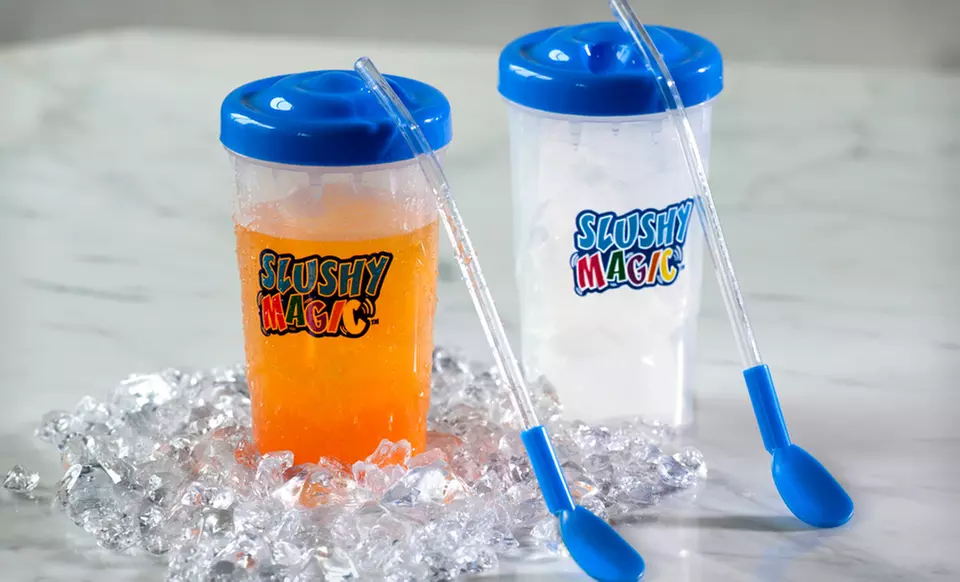Two-Pack of Slushy Magic Drink-Making Kits with Option for Six Extra Freezer Cubes (Up to Half Off). Free Returns. - Primary Image