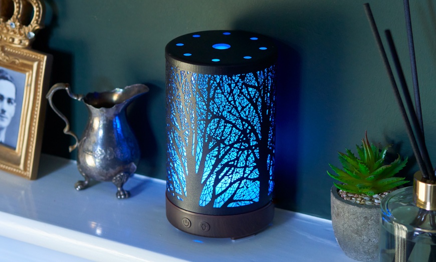 Image 1: Colour Changing Forest Effect Diffuser