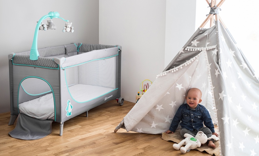 Image 3: Kinderkraft Travel Cot