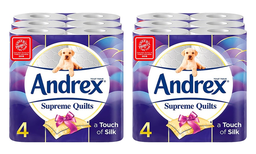 Image 1: Andrex Supreme Quilt Toilet Paper