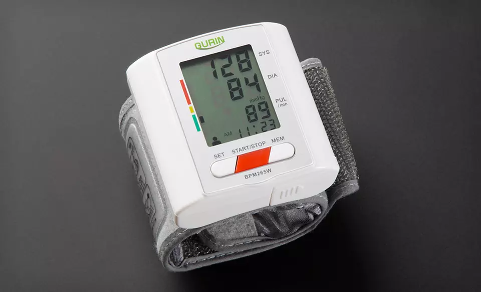 Gurin Pro Two-User Digital Wrist Blood-Pressure Monitor - Primary Image