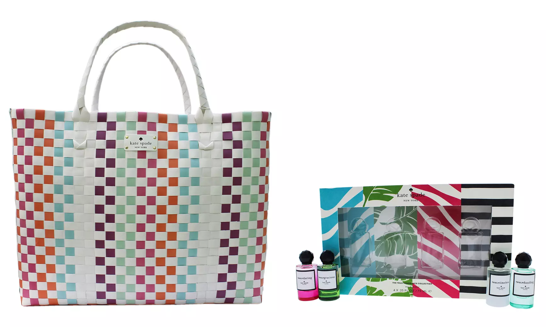 Kate Spade Fragrance and Gift with Purchase Shopping Tote Bag (4 Options Available) - Primary Image