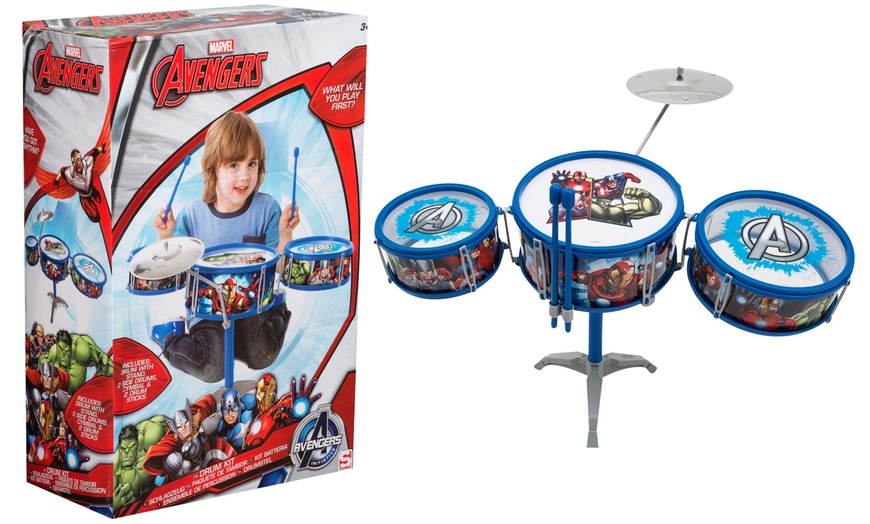 Image 3: Kids' Character-Themed Drum Set