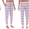 Image 7: Noble Mount Waffle Knit Jogger Lounge Pants with Pockets