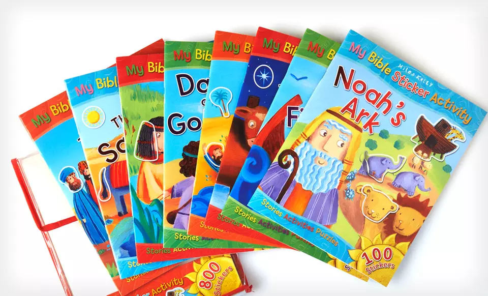 $19.99 for a My First Bible Sticker Activity-Book Bundle ($47.92 List Price). Free Shipping. - Second Medium