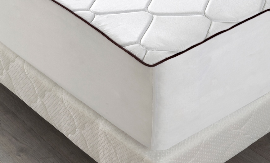 Image 3: Surmatelas à mémoire de forme houssé