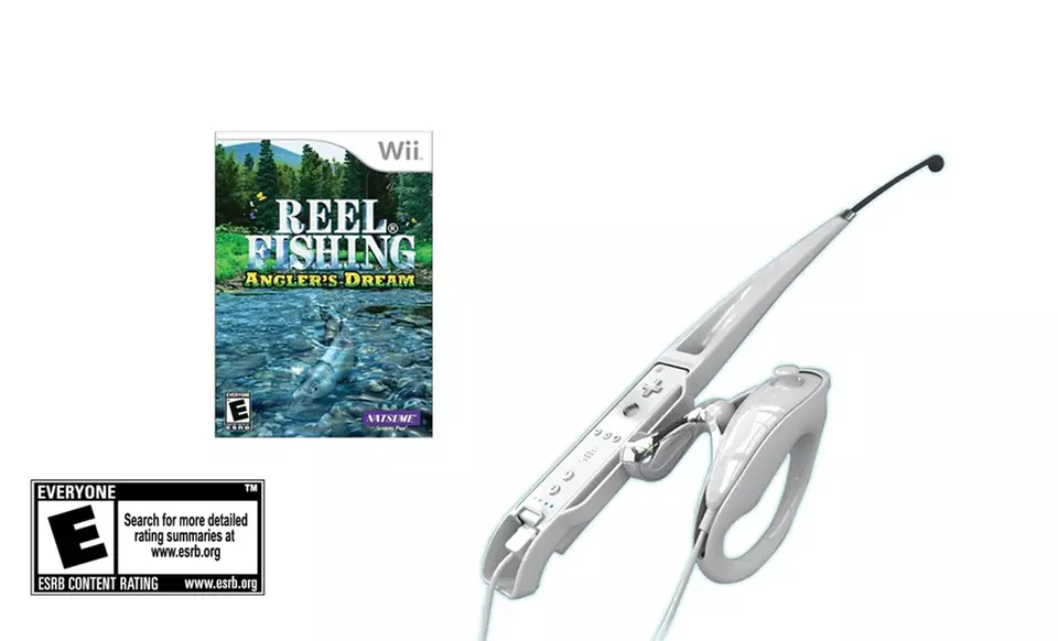 Reel Fishing: Angler's Dream Bundle with Fishing Rod for Wii - Primary Image