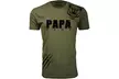 Rock and Luxe Inc. Men's Papa Bear Shoulder Tee – Comfy & Casual - Second Medium