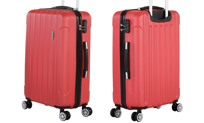 Image 29: 3-Piece Hard Shell Suitcase Set