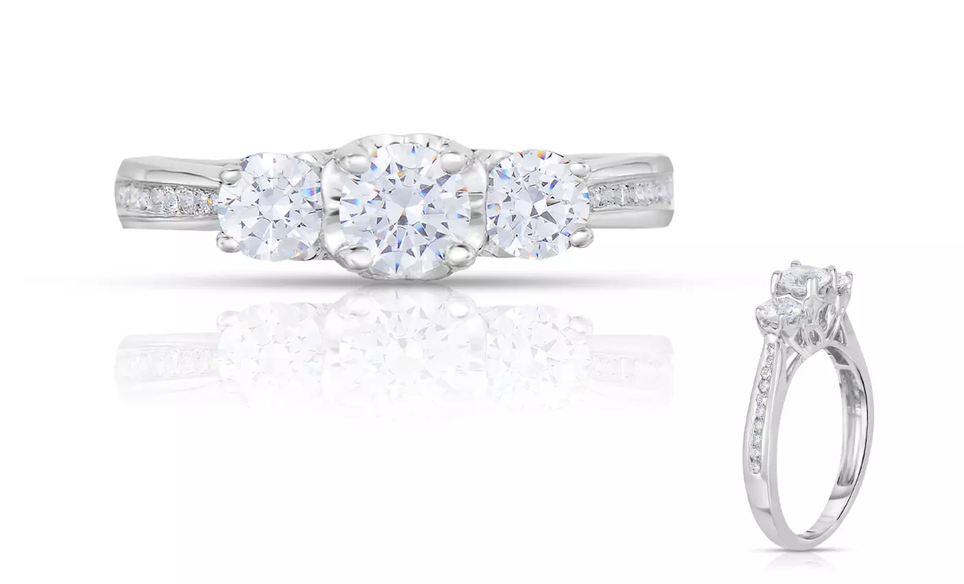 1.00 or 1.50 CTTW Diamond Rings in 10K Gold by Diamond Affection from $899.99–$1,199.99 - Primary Image