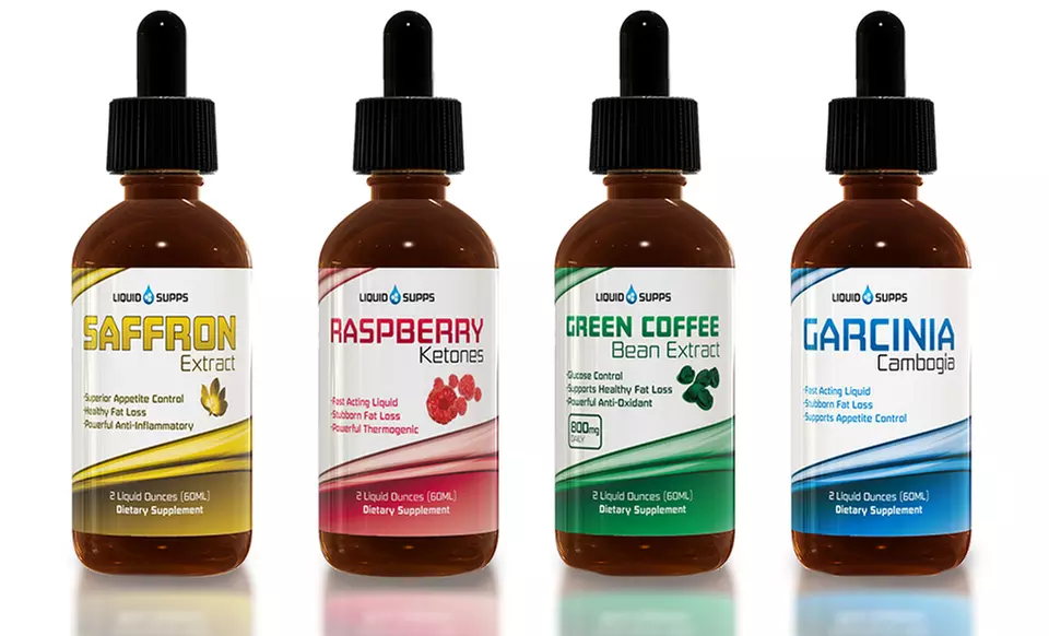 2 oz. Bottle of Liquid Weight-Loss Supplements and Appetite Suppressants - Primary Image