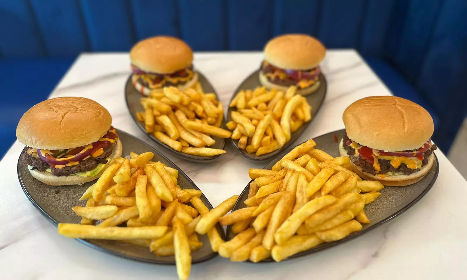 Signature Burger with Fries